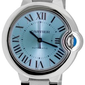 Cartier Damklocka WSBB0062 Ballon Bleu De Blå/Stål Ø33 mm
