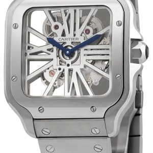 Cartier Herrklocka WHSA0015 Santos De Skelettskuren/Stål