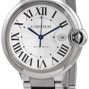 Cartier Herrklocka WSBB0049 Ballon Bleu De Silverfärgad/Stål Ø42 mm
