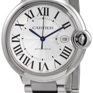 Cartier Herrklocka WSBB0049 Ballon Bleu De Silverfärgad/Stål Ø42 mm