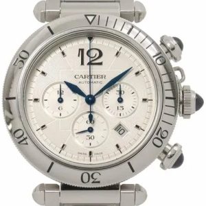 Cartier Herrklocka WSPA0018 Pasha De Silverfärgad/Stål Ø41 mm