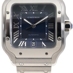 Cartier WSSA0071 Santos de Blå/Stål 47.5x39.74 mm