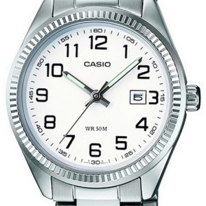 Casio Damklocka LTP-1302PD-7BVEF Collection Vit/Stål ⌀30.2 mm
