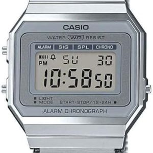 Casio Herrklocka A700WEM-7AEF Collection LCD/Stål