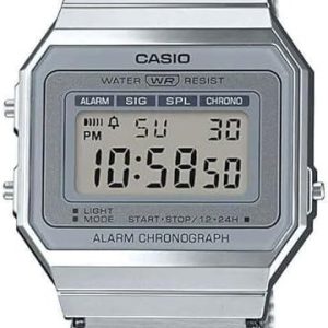 Casio Herrklocka A700WEM-7AEF Collection LCD/Stål