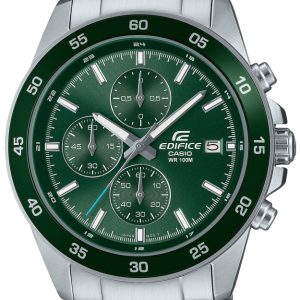 Casio Herrklocka EFR-526D-3AVUEF Edifice Grön/Stål ⌀43.8 mm