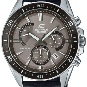 Casio Herrklocka EFR-552L-5AVUEF Edifice Brun/Läder ⌀47 mm