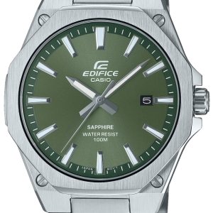 Casio Herrklocka EFR-S108D-3AVUEF Edifice Grön/Stål ⌀39.9 mm
