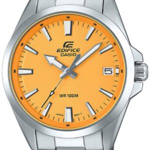 Casio Herrklocka EFV-100D-9AVUEF Edifice Orange/Stål ⌀42 mm