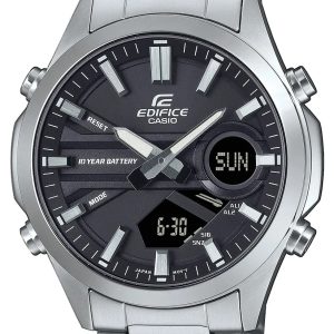 Casio Herrklocka EFV-C120D-1AEF Edifice Grå/Stål ⌀45.5 mm