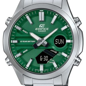 Casio Herrklocka EFV-C120D-3AEF Edifice Grön/Stål ⌀45.5 mm