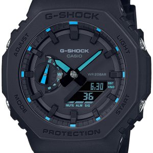 Casio Herrklocka GA-2100-1A2ER G-Shock Svart/Resinplast ⌀45.4 mm