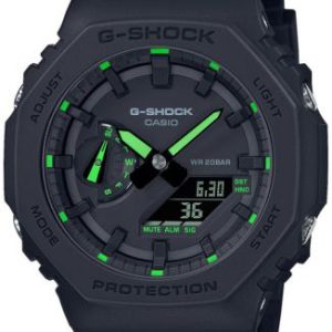 Casio Herrklocka GA-2100-1A3ER G-Shock Svart/Resinplast ⌀45.4 mm