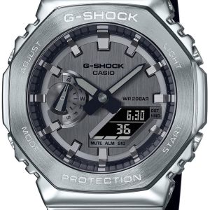 Casio Herrklocka GM-2100-1AER G-Shock Silverfärgad/Resinplast ⌀44.4