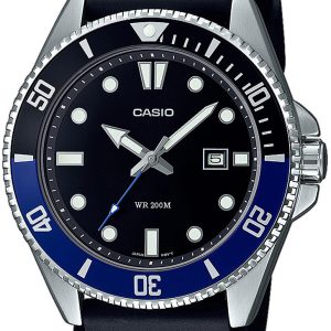 Casio Herrklocka MDV-107-1A2VEF Collection Svart/Gummi ⌀44.2 mm