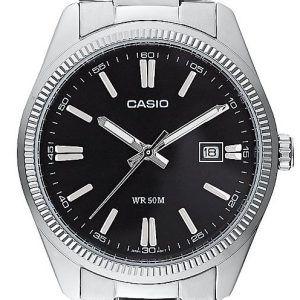 Casio Herrklocka MTP-1302PD-1A1VEF Collection Svart/Stål ⌀39 mm