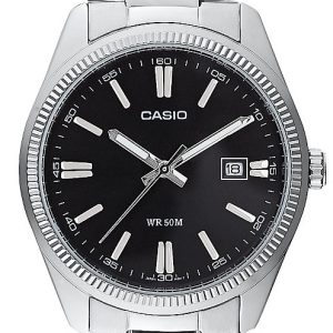 Casio Herrklocka MTP-1302PD-1A1VEF Collection Svart/Stål ⌀39 mm