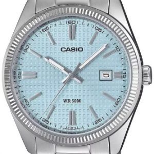 Casio Herrklocka MTP-1302PE-2AVEF Timeless Collection Blå/Stål