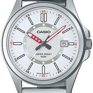Casio Herrklocka MTP-E700D-7EVEF Collection Silverfärgad/Stål