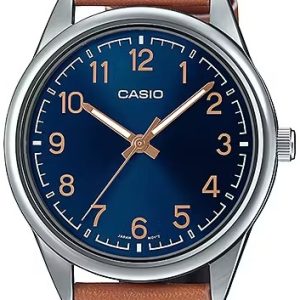 Casio MTP-V005L-2B4UDF Classic Blå/Läder ⌀40 mm