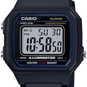 Casio W-217H-1AVDF Classic LCD/Resinplast 40x40 mm