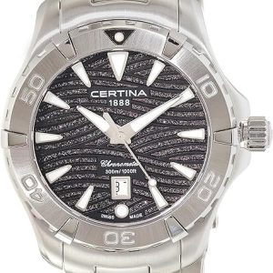 Certina Damklocka C032.251.11.051.09 Ds Action Svart/Stål ⌀34 mm