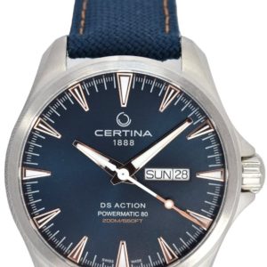 Certina Herrklocka C032.430.18.041.01 DS Action Blå/Textil Ø41 mm