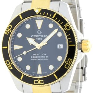 Certina Herrklocka C032.807.22.051.00 DS Action Svart/Guldtonat stål