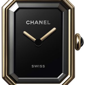 Chanel Damklocka H6125 Premiere Svart/Gummi