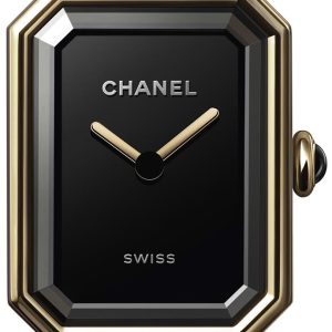 Chanel Damklocka H6125 Premiere Svart/Gummi