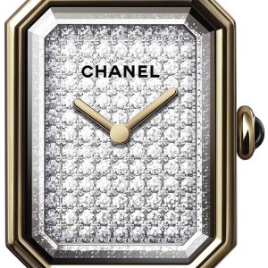 Chanel Damklocka H6126 Premiere Vit/Gummi