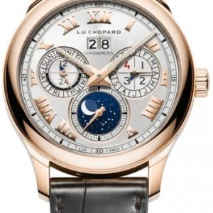 Chopard Herrklocka 161927-5001 L.U.C Lunar Silverfärgad/Läder Ø43