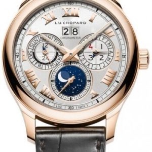 Chopard Herrklocka 161927-5001 L.U.C Lunar Silverfärgad/Läder Ø43
