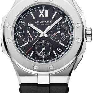 Chopard Herrklocka 298609-3004 Alpine Eagle Svart/Gummi ⌀44 mm