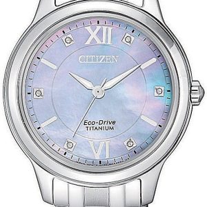 Citizen Damklocka EM0720-85Y Eco Drive 180 Rosa/Titan ⌀30 mm