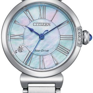 Citizen Damklocka EM1060-87N Classic Blå/Stål ⌀30 mm