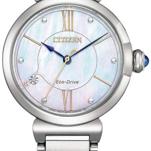 Citizen Damklocka EM1070-83D Classic Blå/Stål ⌀29.5 mm
