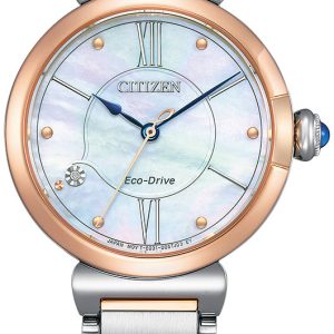 Citizen Damklocka EM1074-82D Classic Blå/Roséguldstonat stål