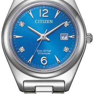 Citizen Damklocka EW2601-81L Classic Blå/Titan ⌀29.4 mm