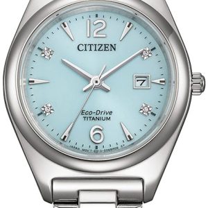 Citizen Damklocka EW2601-81M Classic Blå/Titan ⌀29.4 mm