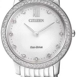 Citizen Damklocka EX1480-82A Eco Drive 180 Vit/Stål ⌀30 mm