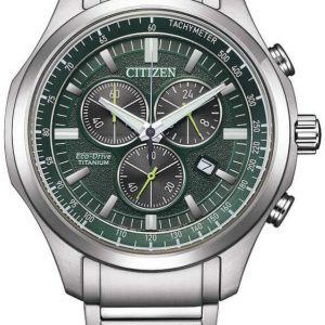 Citizen Herrklocka AT2530-85X Classic Grön/Stål ⌀42 mm