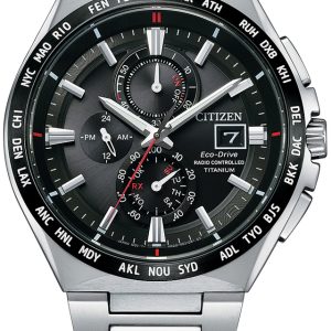 Citizen Herrklocka AT8234-85E Radio Controlled Svart/Titan ⌀45 mm