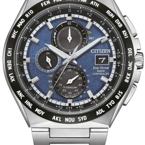 Citizen Herrklocka AT8238-84L Eco Drive Blå/Titan ⌀43.5 mm