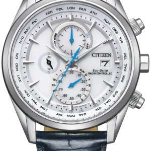 Citizen Herrklocka AT8260-18A Radio Controlled Silverfärgad/Läder