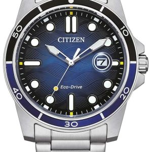 Citizen Herrklocka AW1810-85L Eco Drive Blå/Stål ⌀41.5 mm