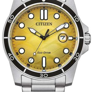 Citizen Herrklocka AW1816-89X Eco Drive Gul/Stål ⌀41.5 mm