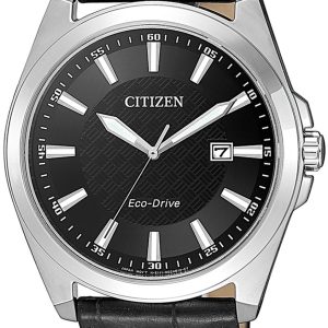 Citizen Herrklocka BM7108-14E Eco Drive 180 Svart/Läder ⌀41 mm