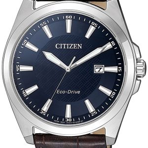 Citizen Herrklocka BM7108-22L Eco Drive 180 Blå/Läder ⌀41 mm
