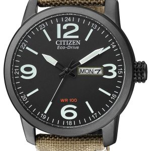 Citizen Herrklocka BM8476-23E Eco Drive 180 Svart/Textil ⌀42 mm